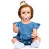 21inch Baby Girl Dolls Lifelike Reborns for Doll Cute Birthday Gift Real & Soft Touching Caucasian for Doll with Beautif