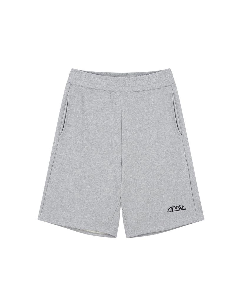 WANKER Dbw Smoothie Logo Shorts Melange