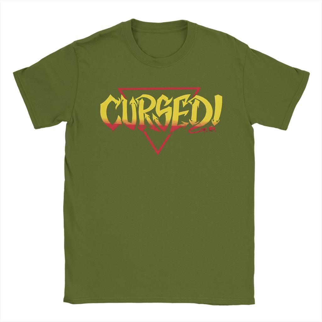 Danhausen Cursed Funny Wrestling Men T Shirts Tee Shirt Short Sleeve Round Neck TShirts 100 Cotton Birthday Present Tops