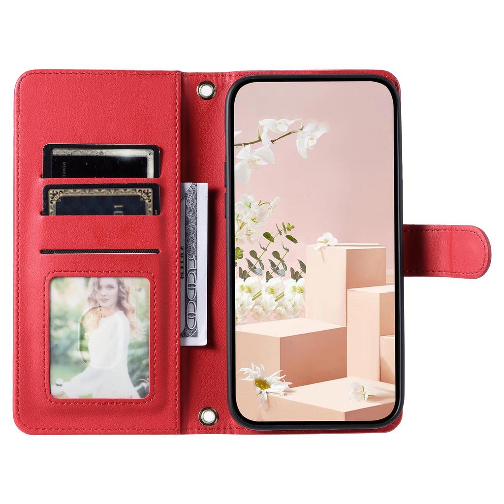 Plaid Flip Leather Crossbody Case with Card Slot & Lanyard for Google Pixel 8 Pro/8A