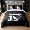 Set Biancheria da Letto Design Led Zeppelin 1 Copripiumino + 2 Federe Morbido Traspirante Biancheria da Letto per la Casa