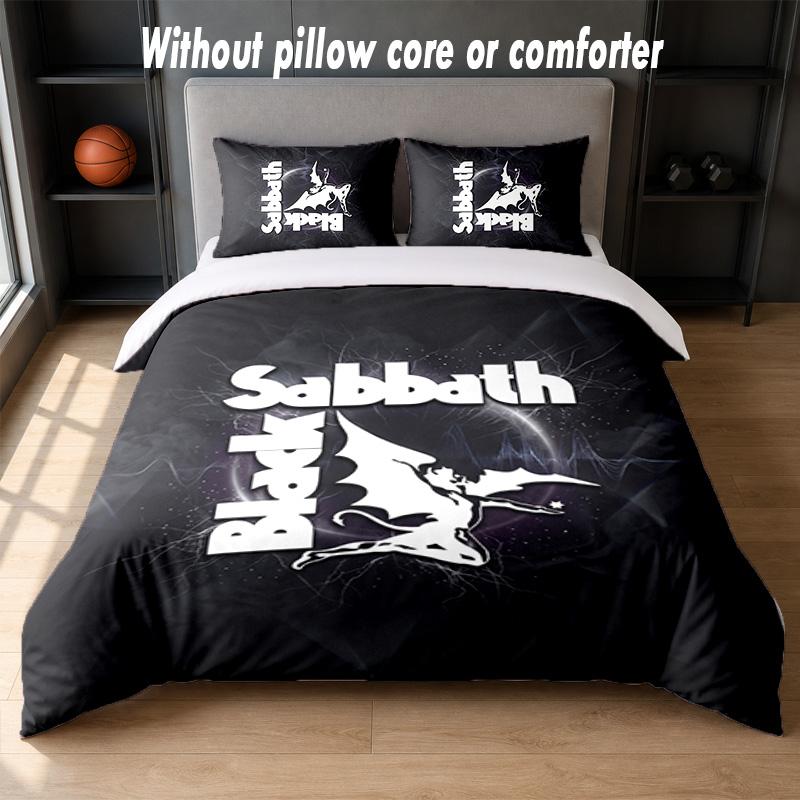 Set Biancheria da Letto Design Led Zeppelin 1 Copripiumino + 2 Federe Morbido Traspirante Biancheria da Letto per la Casa