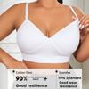 European and American Comfortable No-rims Plus Size Yoga Push-up Bra for Large Breasts