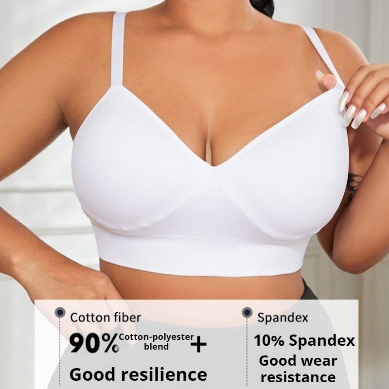 Europäischer und amerikanischer bequemer bügelloser Übergrößen-Yoga-Push-up-BH für große Brüste