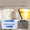 Cartoon Baby Car Sunshade: Cute, Heat-Insulating, Light-Blocking Curtain for Sun Protection