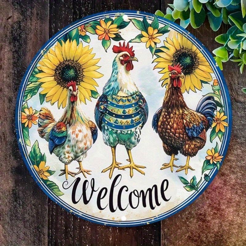 Retro Metal Tin Sign, Wall Art Home Decor, Vintage 2D Plaque