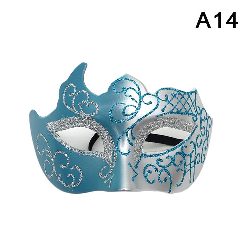 Retro Painted Half Face Masquerade Mask For Women And Men, Venice Mask, Halloween Costume Accessories, Cosplay Party Props
