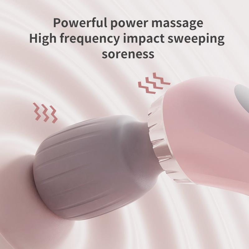 Portable Fascial Massage Gun Electric Percussion Massager for Body Neck Back Leg Deep Tissue Muscle Relaxation Pain ReliefHealth