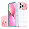 The extraordinary charm armor is suitable for iPhone16Promax magnetic mobile phone case, Apple 15 two-color anti-drop window protective case.