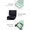 Electric Sandwich Maker Home Toaster with Non-Stick Coating Egg Omelette Pan Portable Light Food Making Machine for Breakfast