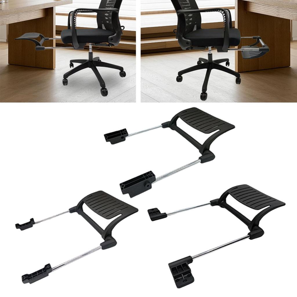 Office Chair Footrest, Office Chair Foot Pedal, Computer Chair Foot Support, Mesh Chair Attachment Accessory