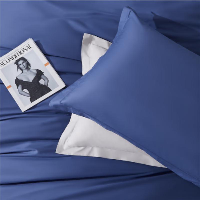 Mercury Cloud Mountain Canglan Brushed 4-Piece Bedding Set with Soy Fiber Quilt