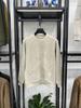 Men's Jacquard Design Round Neck Long Sleeve Warm Hooded Sweater
