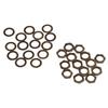 Nut Washer Kit Instrument Socket Connector Fasteners for Electric Guitar Bass M9 Female ThreadBronze