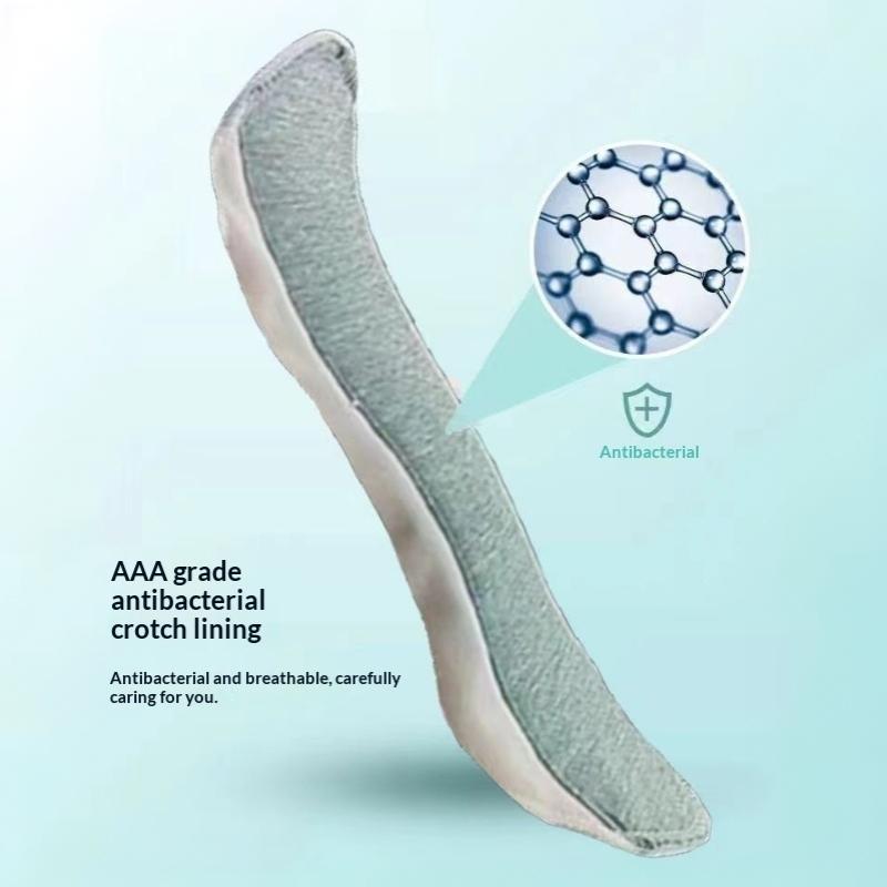 4Pcs Leakproof Washable Cotton Sanitary Pads Graphene Antibacterial Breathable Reusable Pads for Daily Use