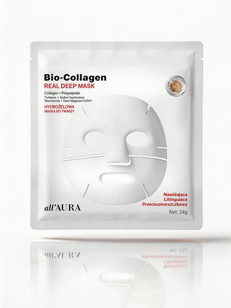 All'Aura Bio Collagen Real Deep Mask - Moisturizing White 24
