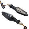 2Pcs Motorcycle LED Turn Signal Light Flowing Turn Signals Flashing Blinker Indicator Lamp DRL Daytime Running Lights for Yamaha