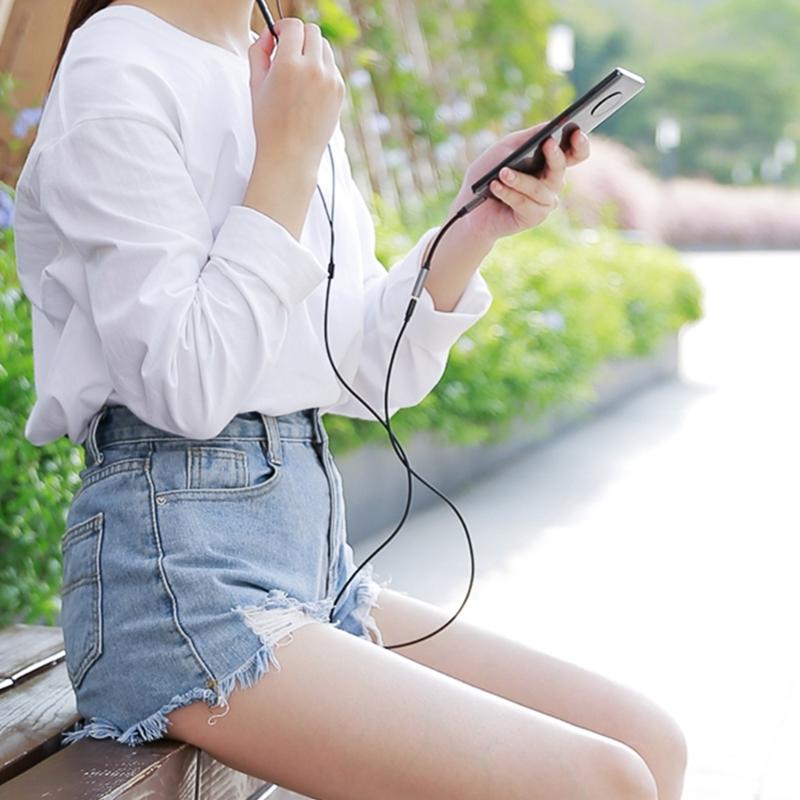 Type C to 3.5mm Headphone Jacks Adapter Earphone Audios Adapter Cable 11cm USB C Audios Dongle Cable Cord Universal