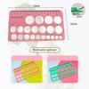 1 Set Nipple Measuring Ruler Double-sided Printing Soft Silicone Nipple Breast Pump Flange Ruler Home Use