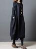 Yino Long 8 New Long Plus Loose Travel Women's Dress, Colors, Sleeve, Tunic/Maxi Length, Sizes, Fit, Linen, Slimming, Stylish,