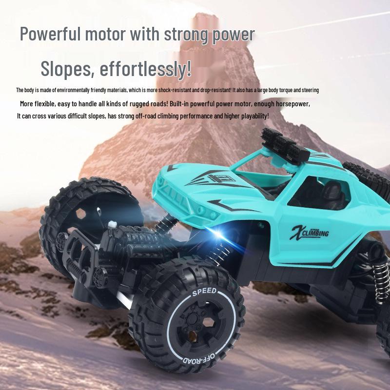 Cross-Border Children's Rechargeable Alloy Off-Road Remote Control Climbing Car Toy Gift