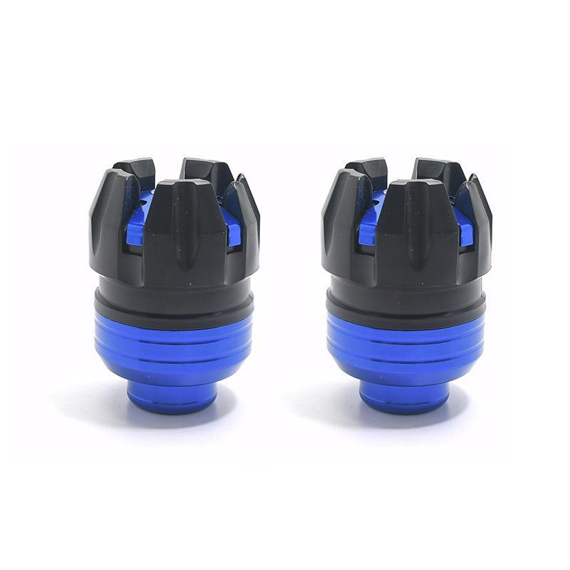 

SEAMETAL Universal Front Suspension Protection Cup Frame Slider Falling Protector For Motorcycle Scooter E-Bike Aluminum And ABS 1pair синій