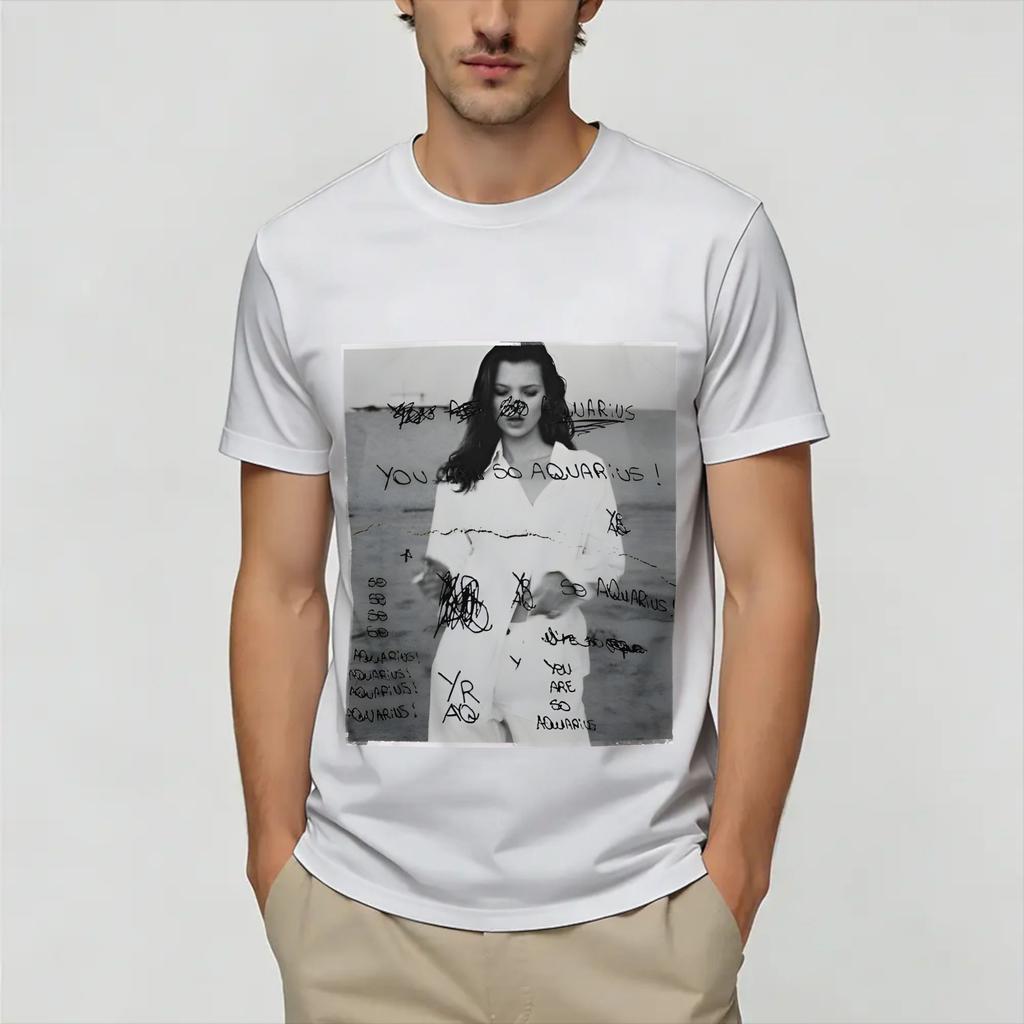 Kate Moss TShirt Beach 100 Cotton T Shirts For Unisex Hip Hop Casual Tee Shirt ShortSleeved Y2K Casual Tops