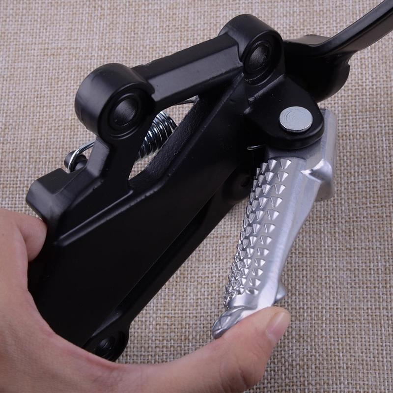 Front Brake Shifter Lever Foot Peg Bracket Footrest Pedal Fit for Kawasaki EX250R Ninja 250R 300 Right Side