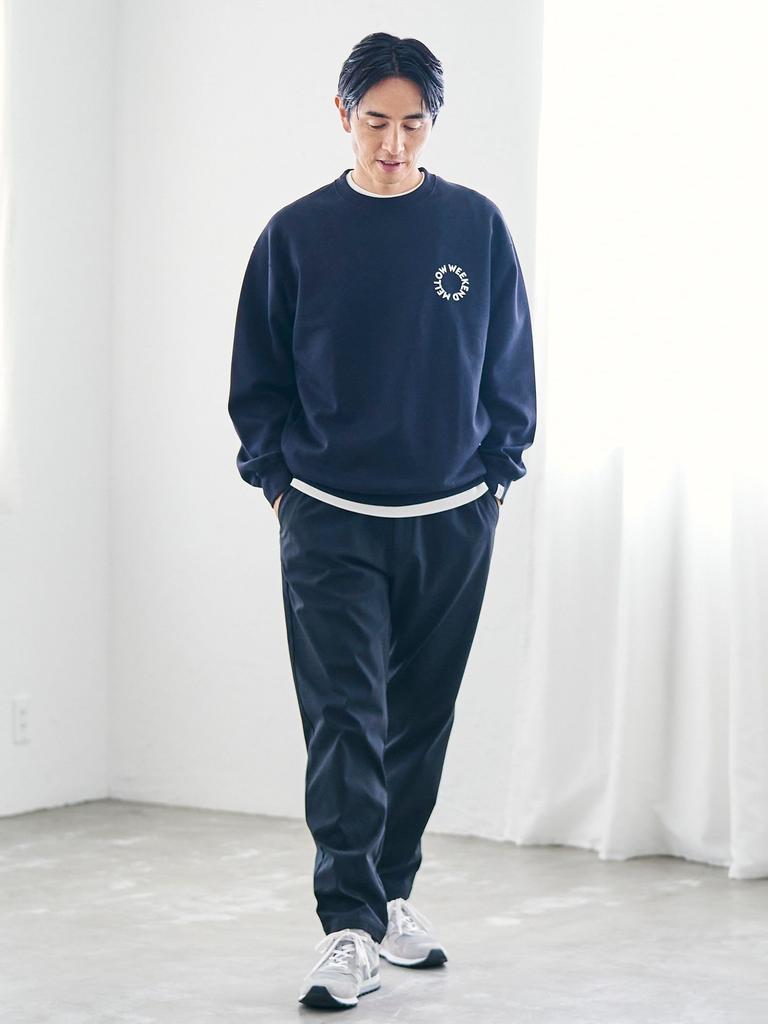 Cohen Clean Plus Logo Crew Sweatshirt (Stain Resistant (Food Stains), UV Protection) 75201000004 1130 LT.GRAY(11) S