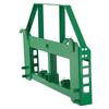 Skid Steer Pallet Frame, 1814 Kg Rated Load Capacity, 115 Cm Pallet Fork Frame Attachments with 50.8 Mm Hitch Receiver & Spear Sleeves, Fit for John