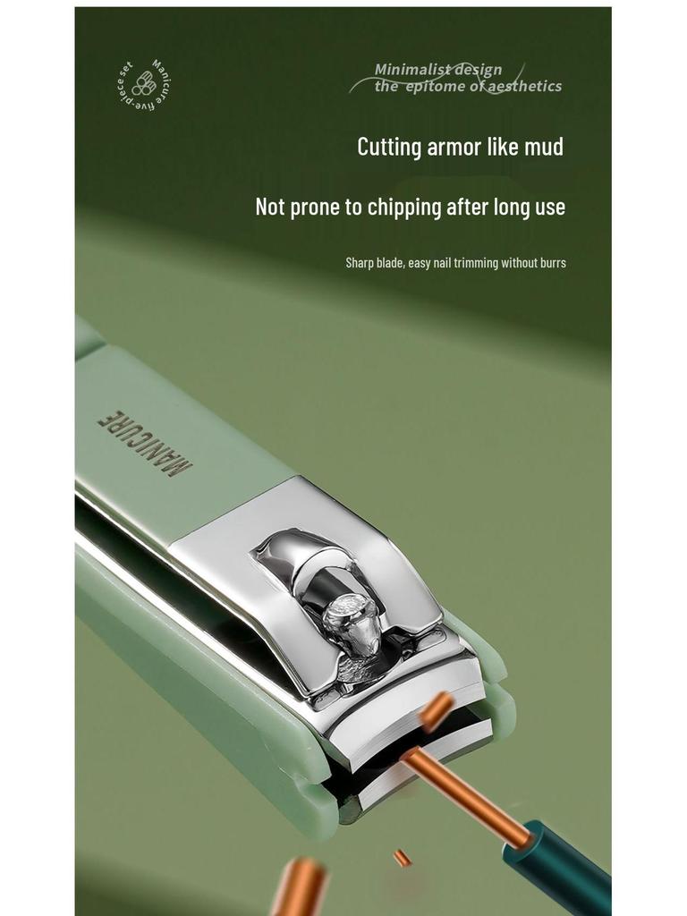 In Stock: Premium 5-Piece Nail Clippers & Files Set for Nail Art & Care with Gift Box