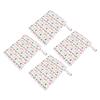 4Pcs Baby Stroller Hanging Bag Cotton Printed Waterproof Storage Portable with Single Zip 30x40cm