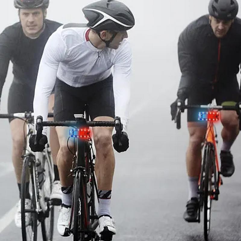 LED Safety Light Shoulder Light Warning Strobe Shoulder Flashlight USB Charging LED Light IP65 Waterproof Safety Strobe Light