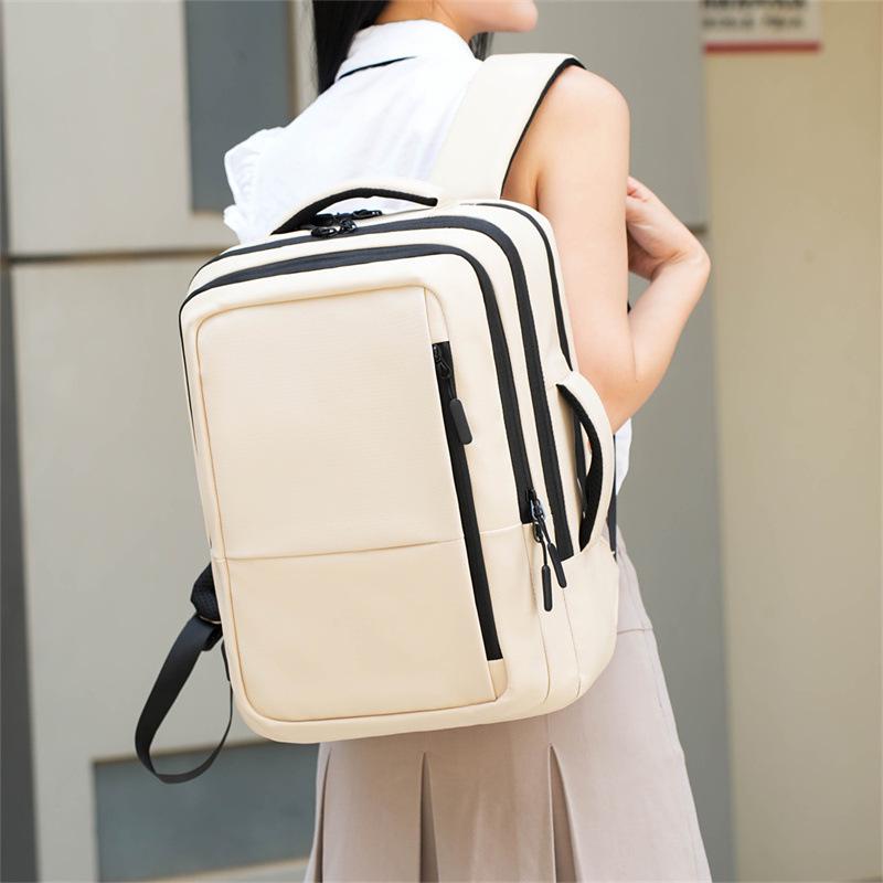Cross-Border Multifunctional Large Capacity Backpack: Stylish Breathable Laptop Bag for Work, Commute, and Travel
