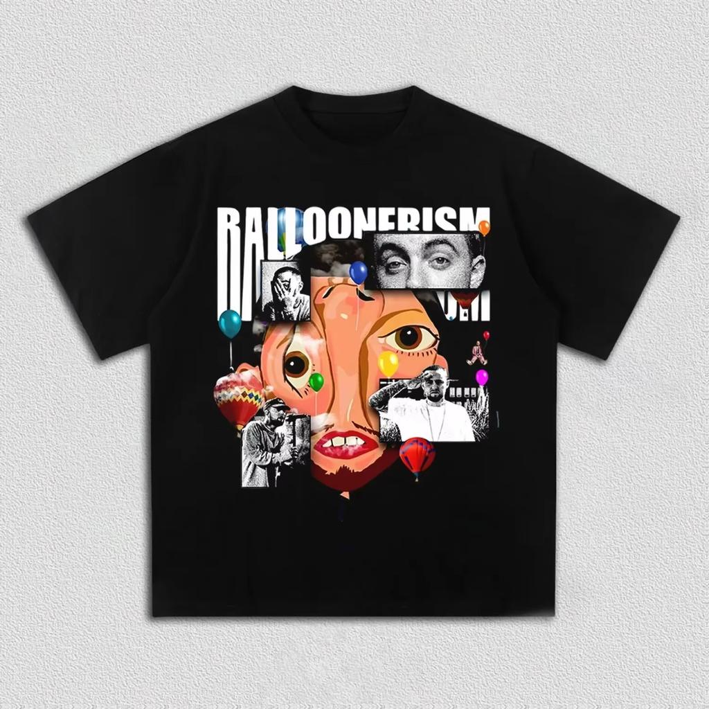 Mac Miller Album Cover 100cotton Unisex Commemorative Shirt Summer Oneck Mens Y2k Hip Hop Short Sleeve Music Tshirt Fan Gift
