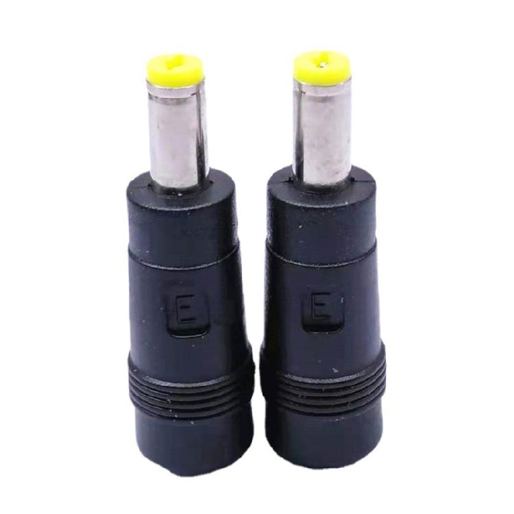 Portable Laptops Charging Adapter DC5.5x2.1mm To DC5.5x1.7mm Charging Converter Head Power Conversion Adapter Black
