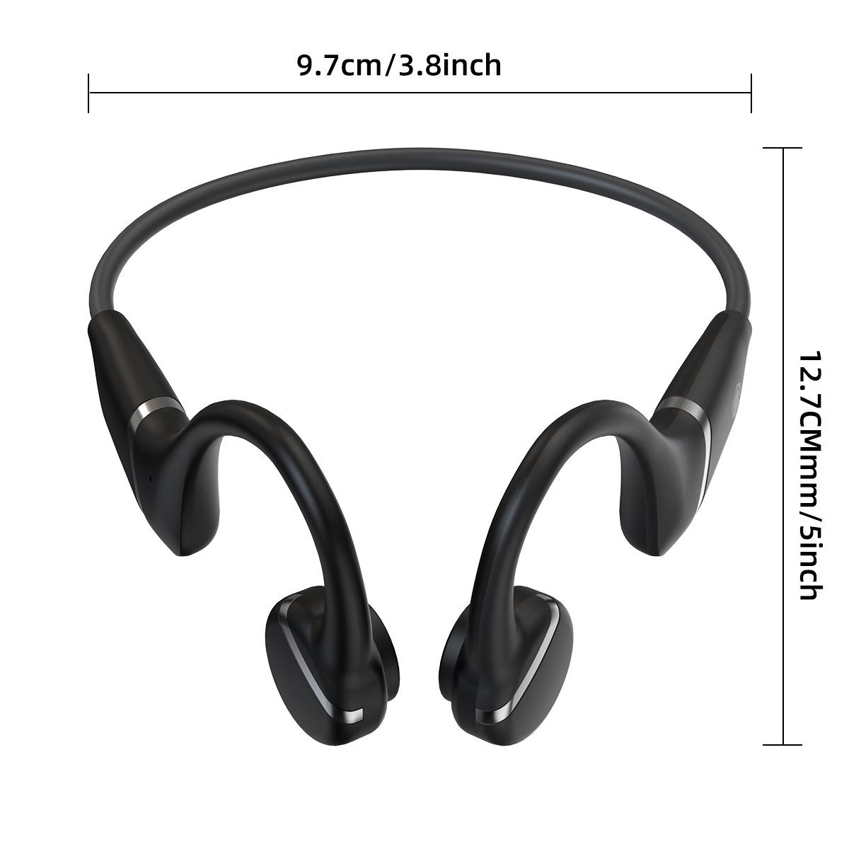 

32GB Waterproof Bone Conduction Wireless Sports Headphones чорний