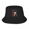 Niestandardowy Retro Kapelusz Bucket Hat Viktor Tsoi Kino dla Kobiet Unisex Z Nadrukiem Rosyjski Rock Letni Plażowy Kapelusz Przeciwsłoneczny Wędkarski
