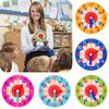 Wooden Clock For Kids Learn Time And Math With Colorful Model