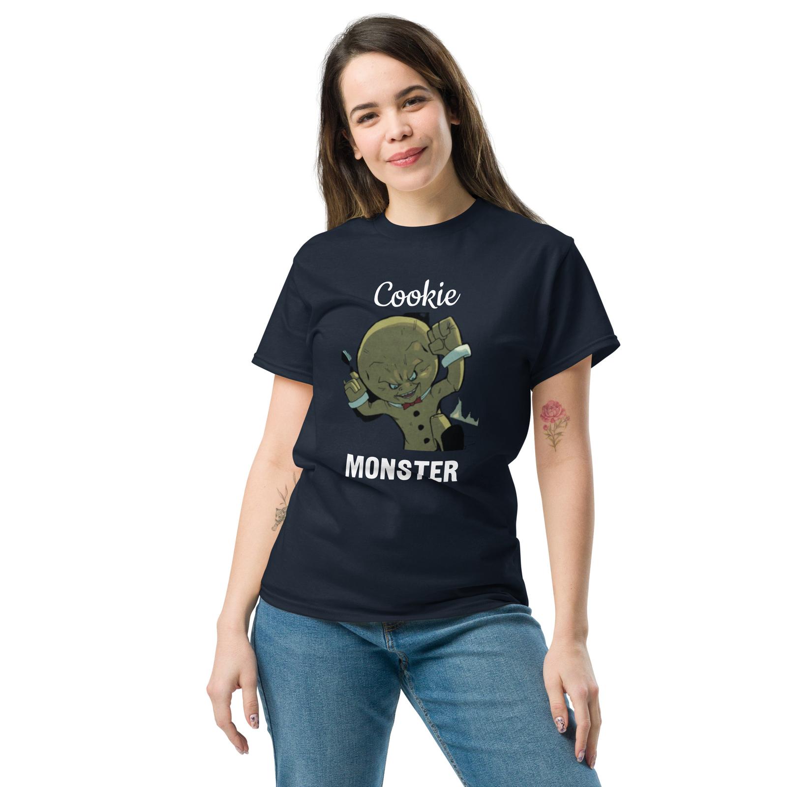 

Gingerdead Man Cookie Monster Unisex Classic Tee for Men and Women M