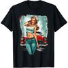 Pinup Girl Pin Up Vintage Retro Girls T-Shirt