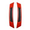2Pcs Car Wheel Eyebrow Reflective Sticker Carbon Fiber Anti-collision Strip Anti-scratch Warning Protection Strips Car Accessory