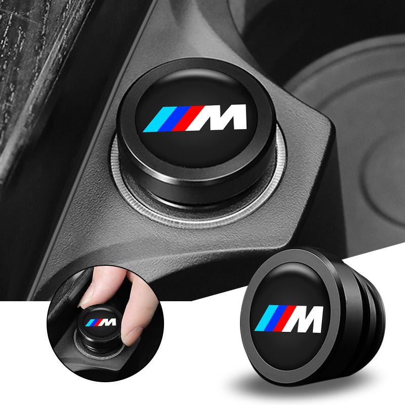 pzkem4 Car Cigarette Lighter Cover Button Protector Dust Cap For BMW M Performance E46 E90 E60 F10 F30 E39 E36 F20 E87 G30 E92 E91 X5