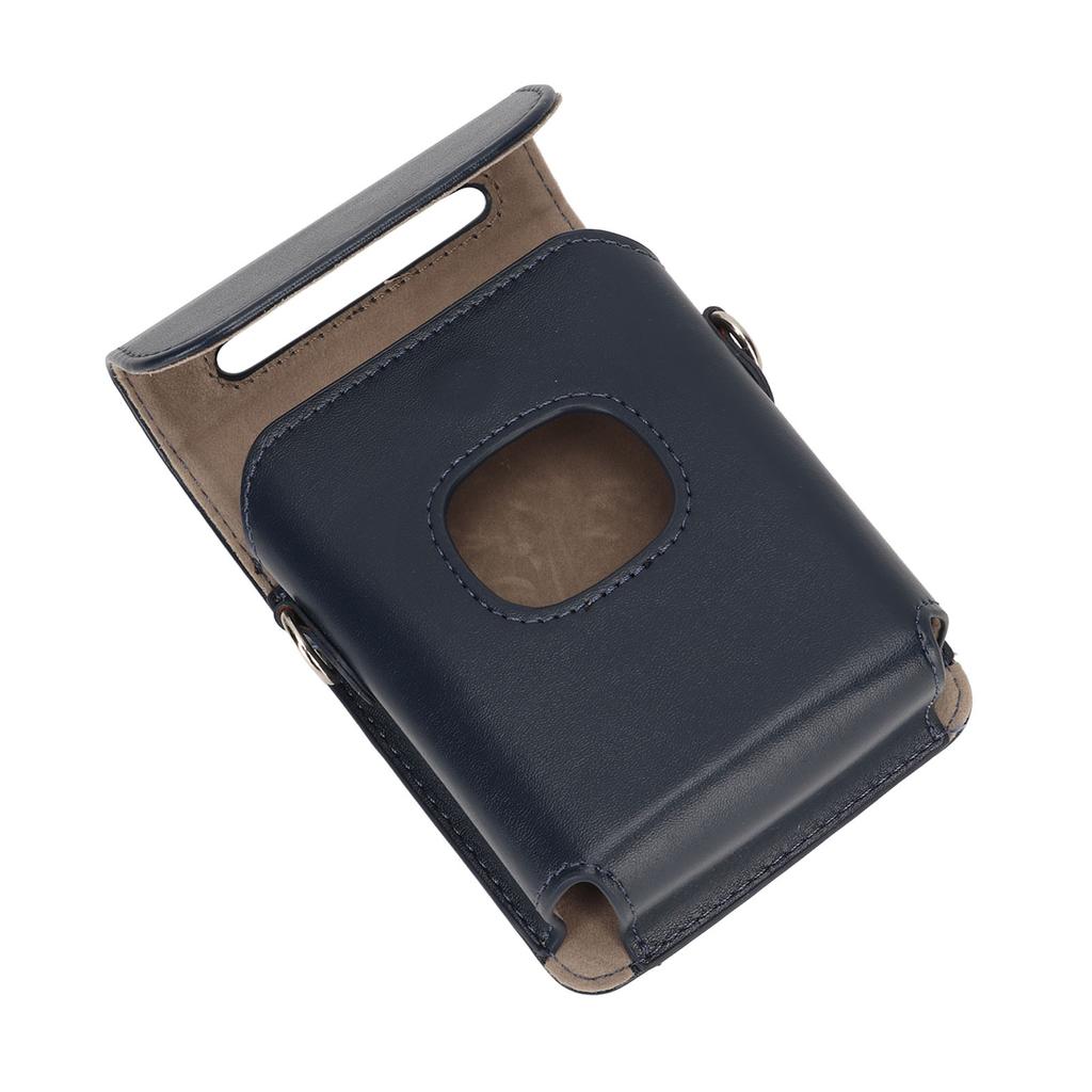 Husă Protectoare Portabilă pentru Cameră Instantanee cu Curea de Umăr Geantă pentru Cameră din Piele PU Culoare Pură pentru