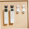 Practical Cute Cat Magnetic Hook Strong Adhesive No Drill Remote Control Router Organizer Wall Mounted Seamless Storage Hanger
