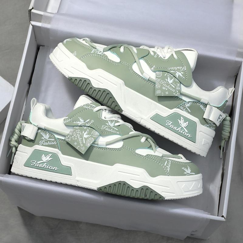

S autumn and winter sports fashion low-top casual board shoes large size men s shoes 46