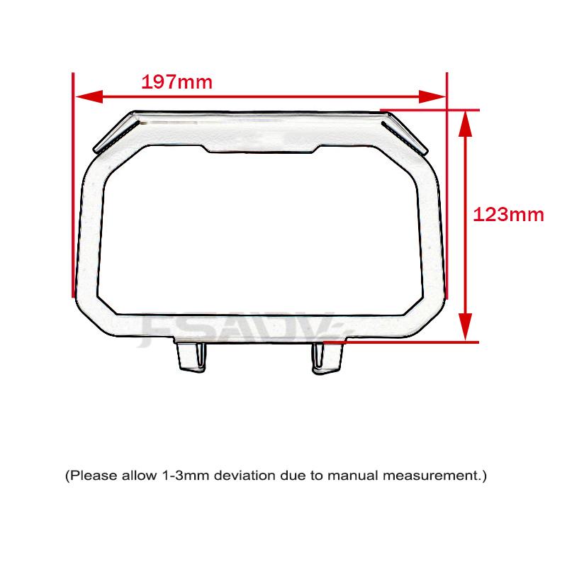 R1300GS Motorcycle TFT Anti Theft Screen Protector Meter Frame Cover For BMW R 1300 GS R 1300GS ADV Adventure 2023 2024 2025