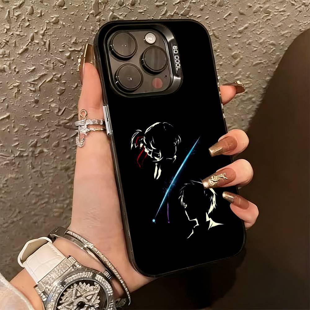 Suzume No Tojimari Daijin  Phone Case For iPhone 17,16,15,14,13,12,11 Plus,Pro Max,XS,Colored Silver Plated Inside Cover