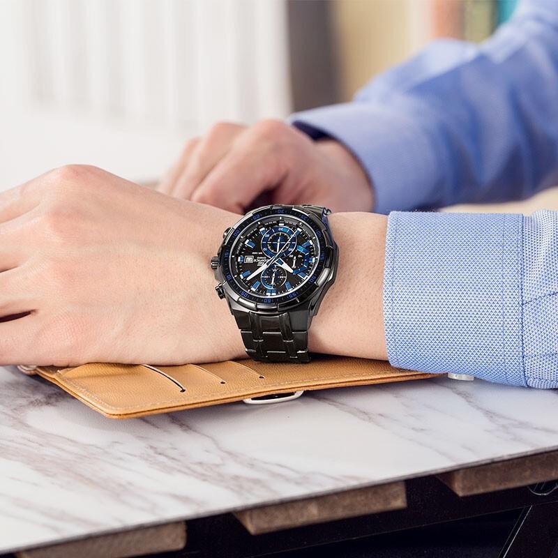 CASIO Men EDIFICE Black Watch EFR-539BK-1A2 EFR-539BK-1A2