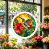 Acrylic Jigsaw Puzzle Suncatcher 83 Pcs DIY Puzzles Craft Kit for Adults Colorful Window Hanging Ornament for Women Men Home Garden Decor